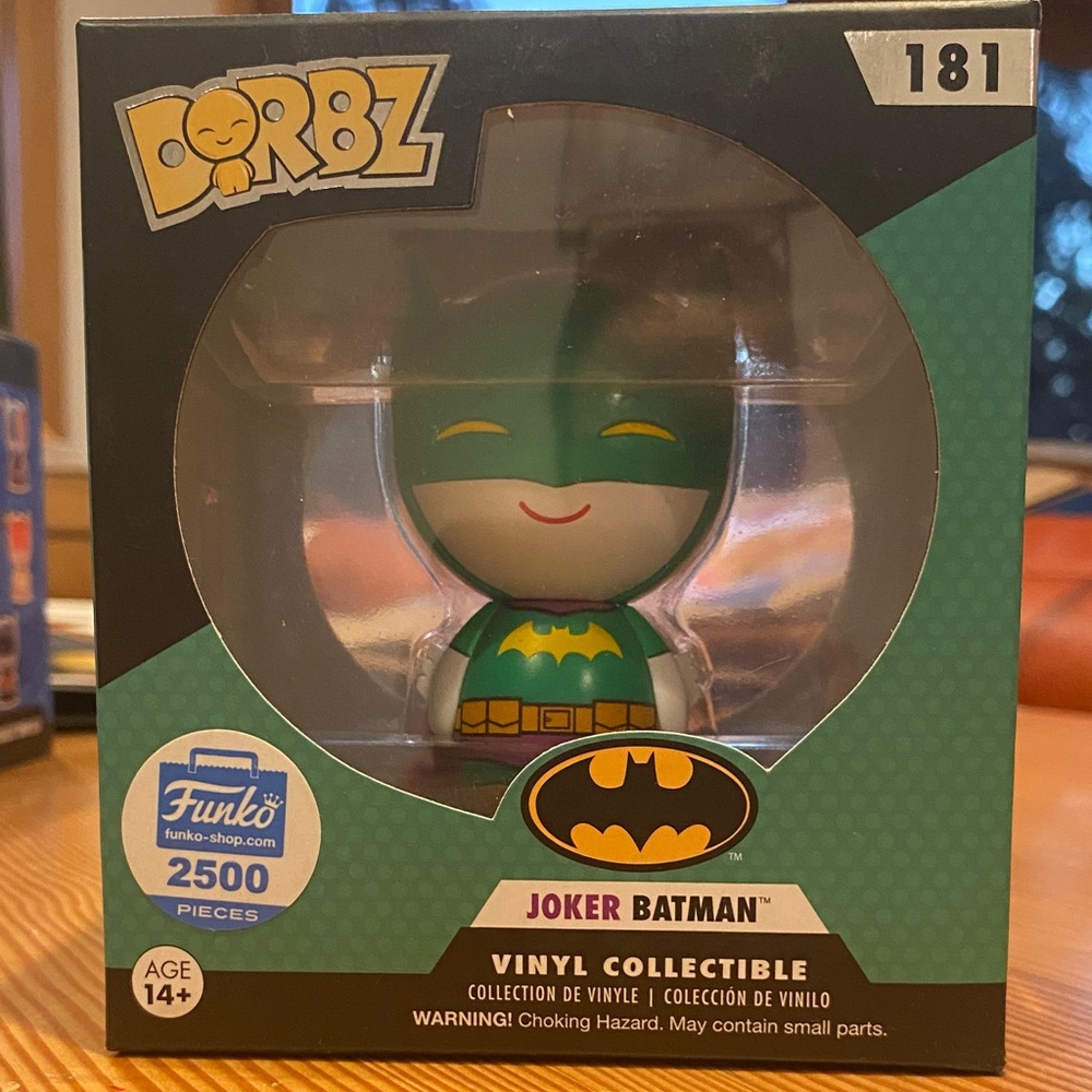 Funko Dorbz Joker Batman Green and Yellow Vinyl Figure